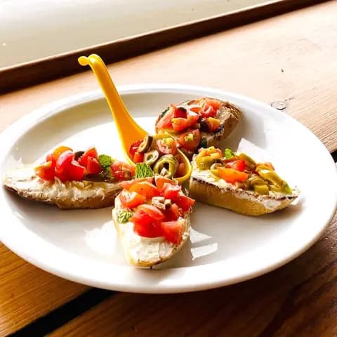 Bruschetta vegetariana