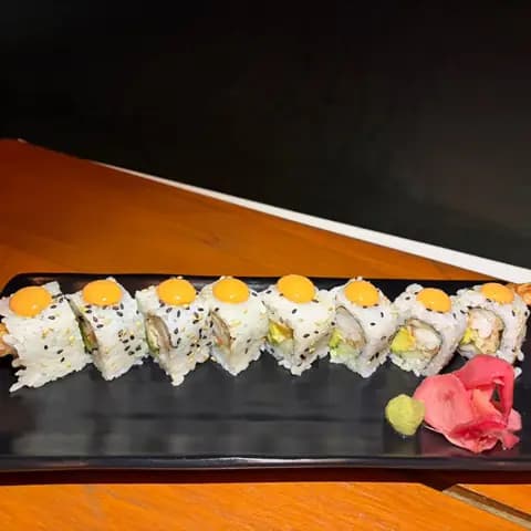 Rollo de camarón tempura