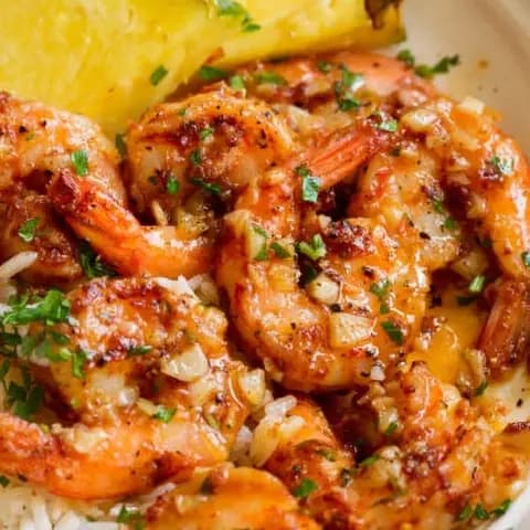 Camarones al ajillo