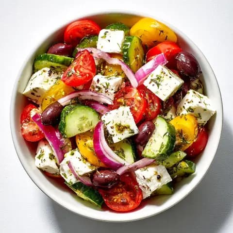 Ensalada griega clásica