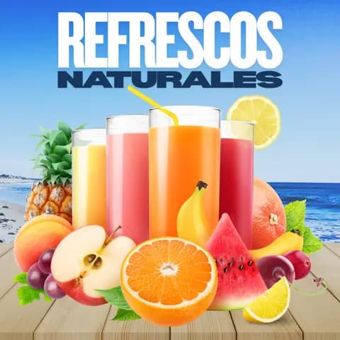 Limonada con hierbabuena y fresa