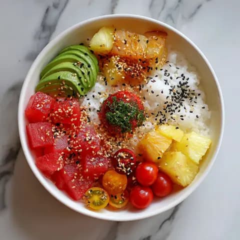 Poke bowl vegetariano