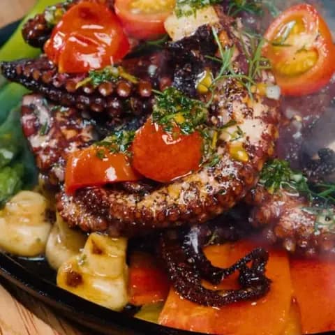 Pulpo a la parrilla especial