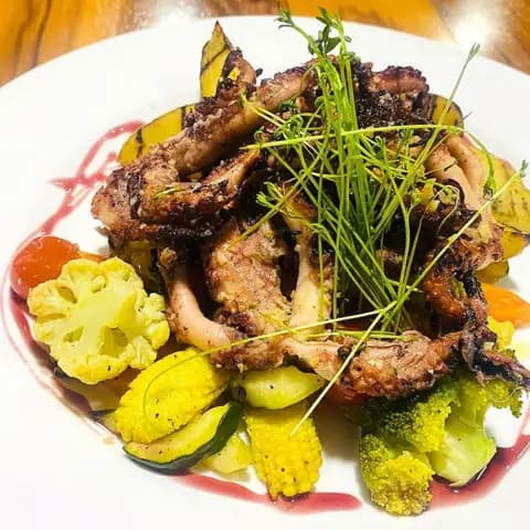 Pulpo a la parrilla