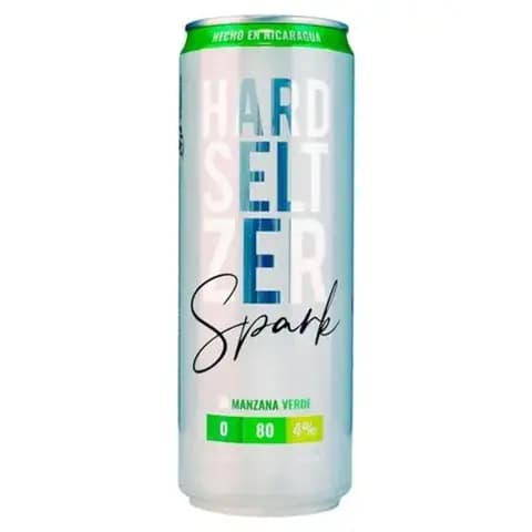 Hard seltzer manzana verde
