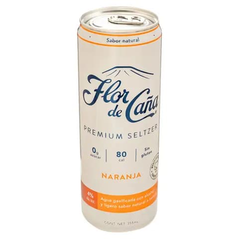 Hard seltzer naranja