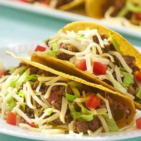 Taco crujiente mexicano picante