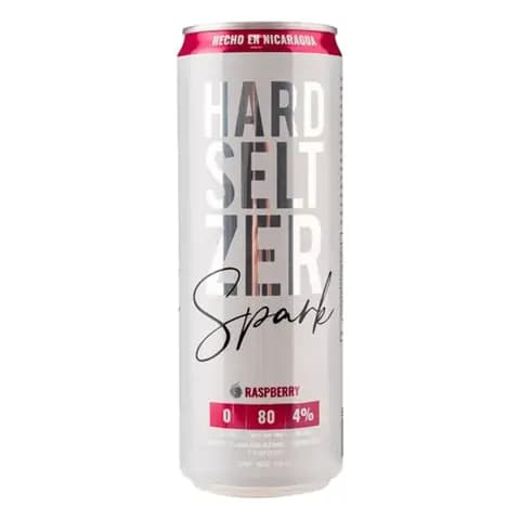 Hard seltzer frambuesa